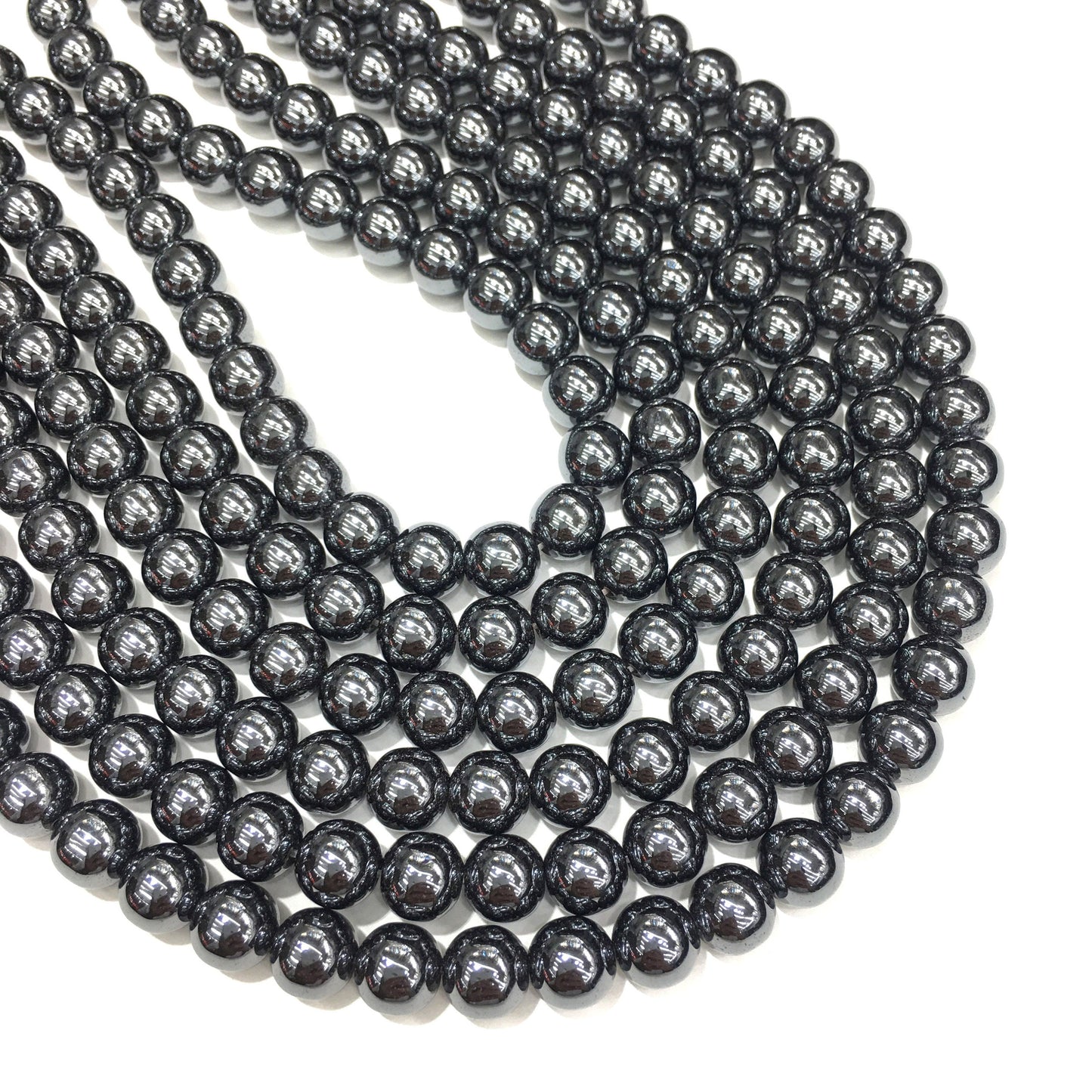 Black Hematite Beads Factory Price Round