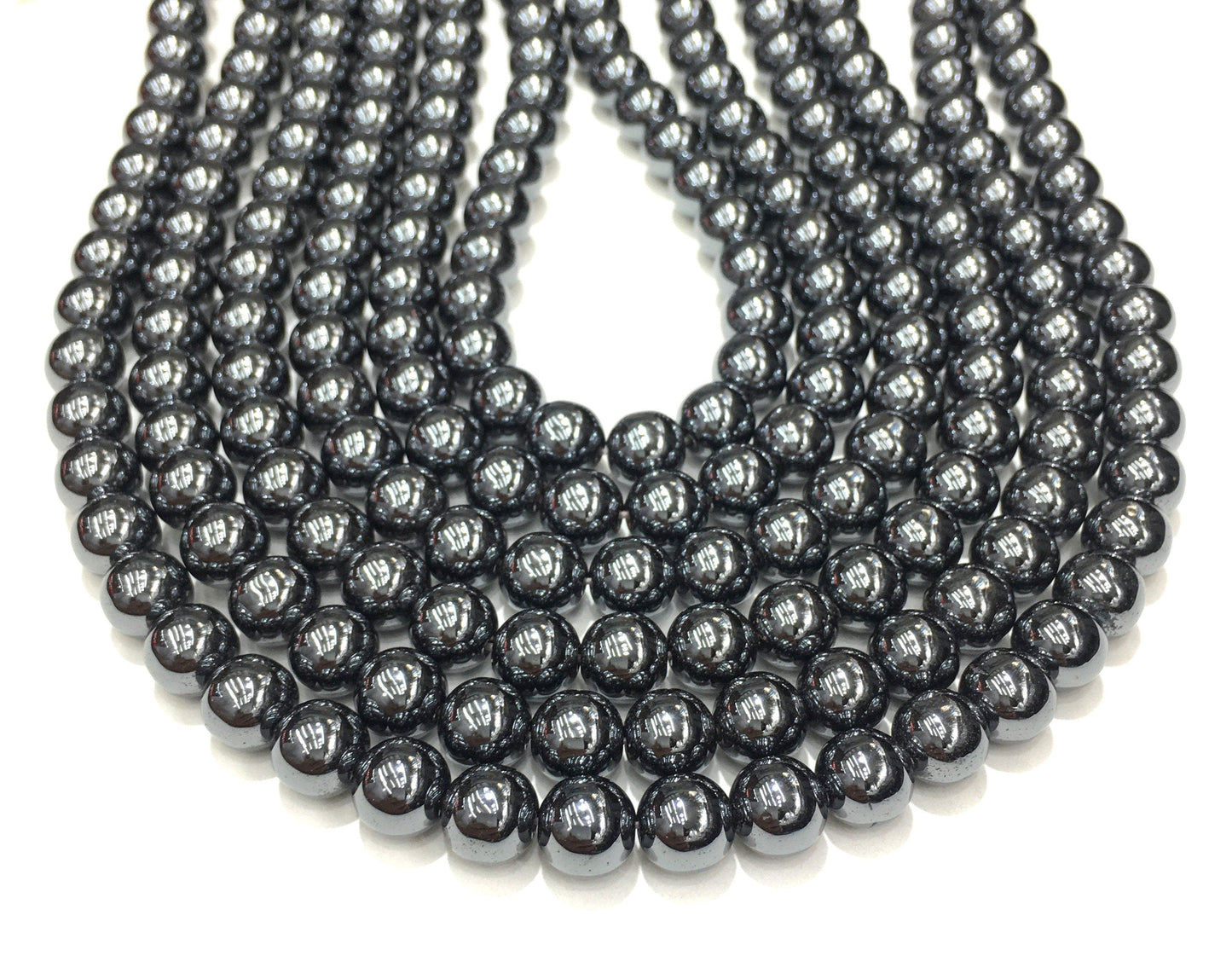 Black Hematite Beads Factory Price Round