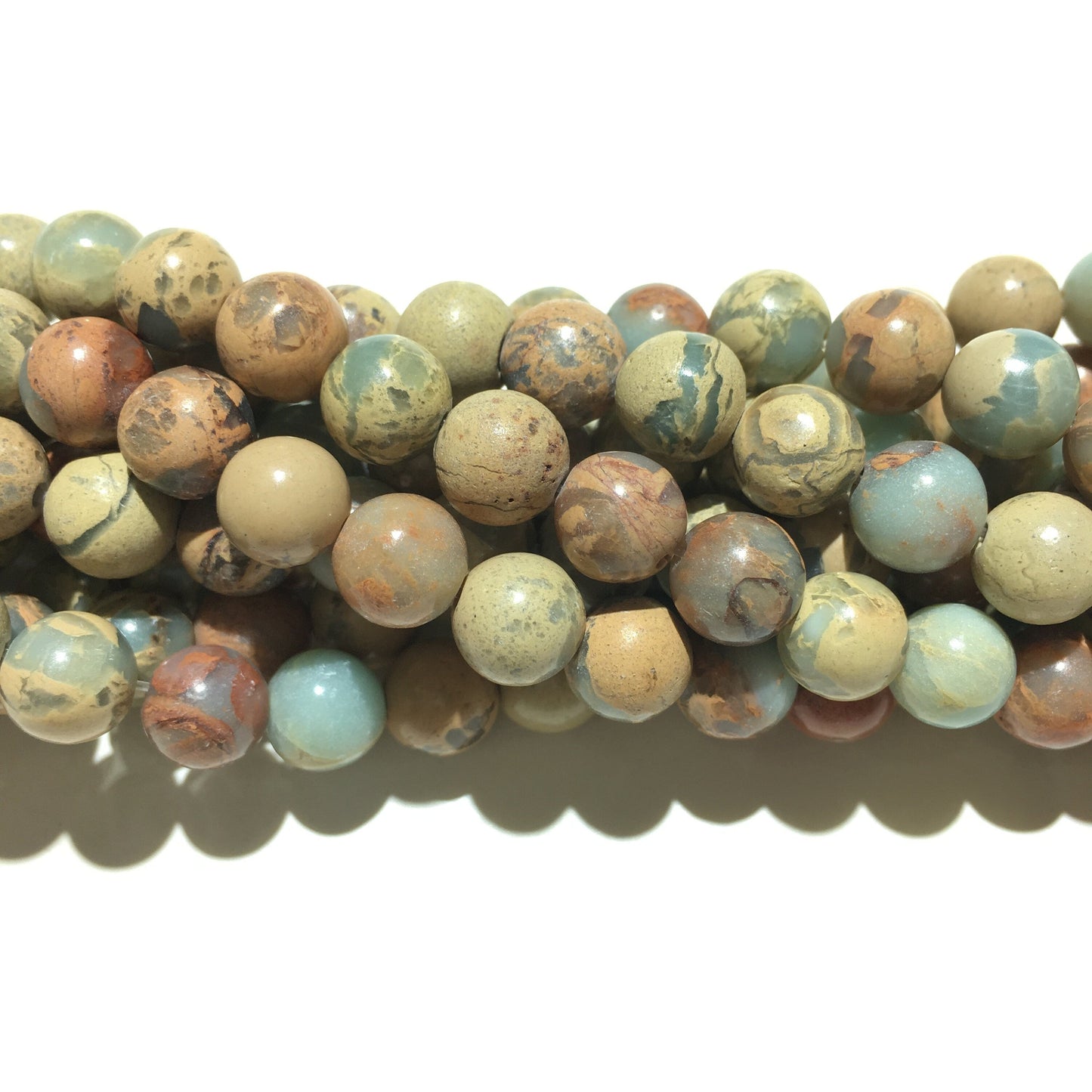Natural Snake Skin Jasper Loose Beads