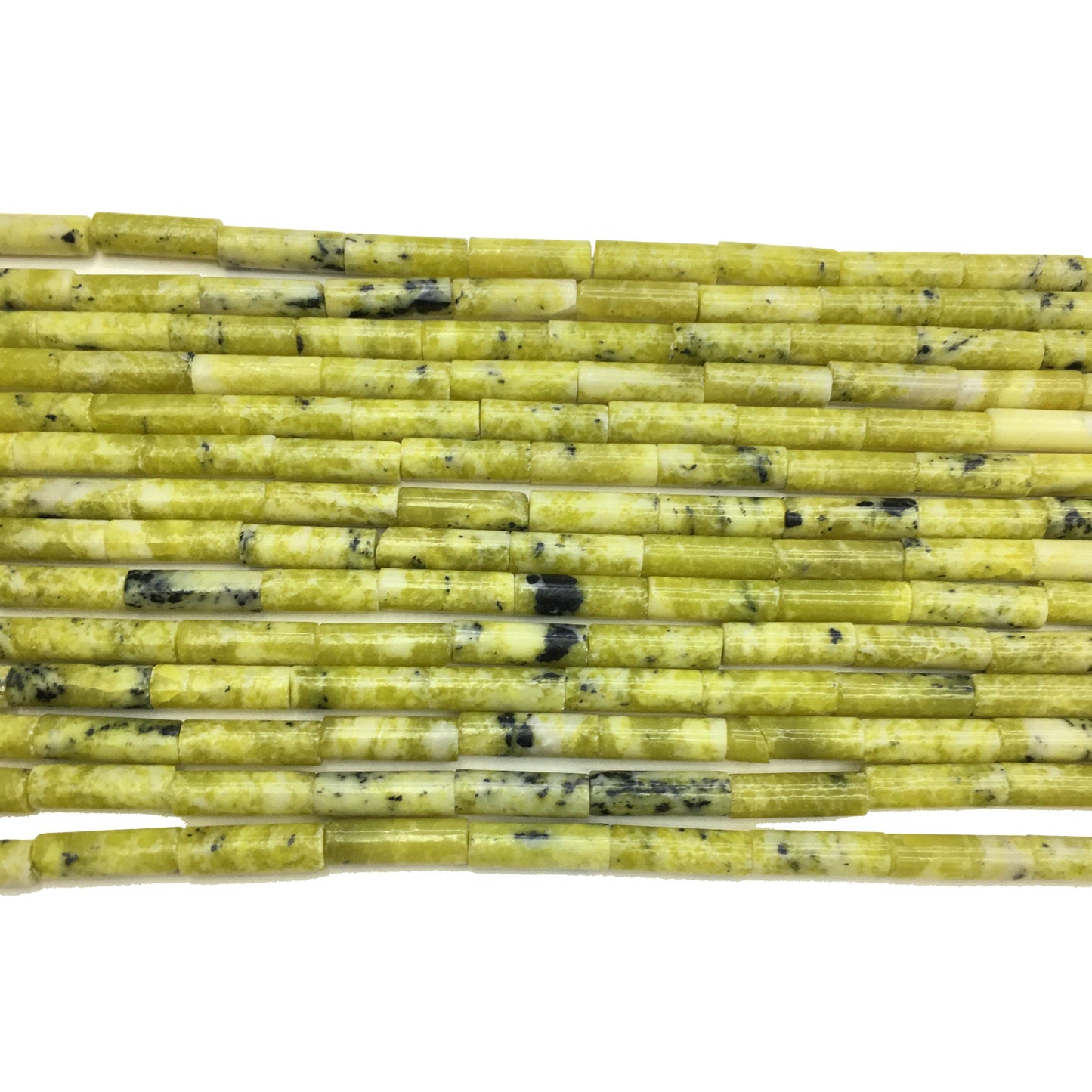 Natural Australian Jade Tube Beads 4X13MM