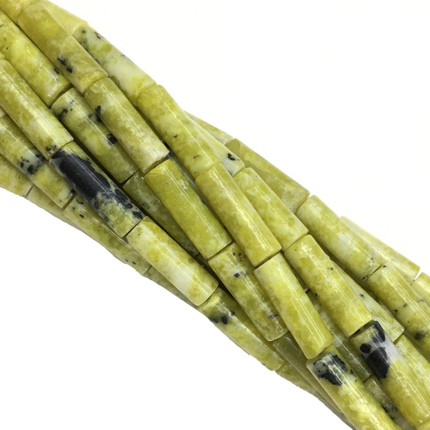 Natural Australian Jade Tube Beads 4X13MM