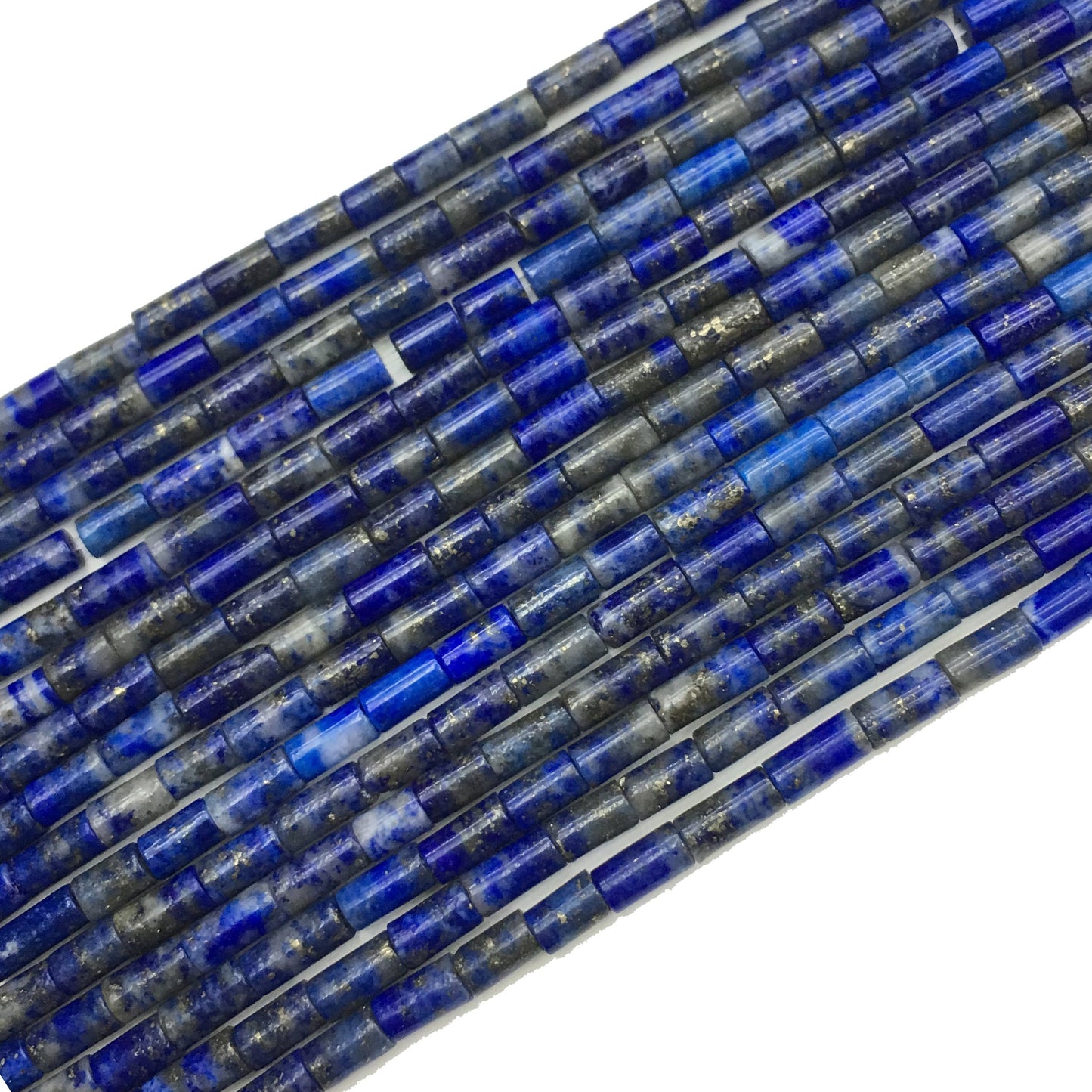 Natural Lapis Tube Shape Beads 2X4MM