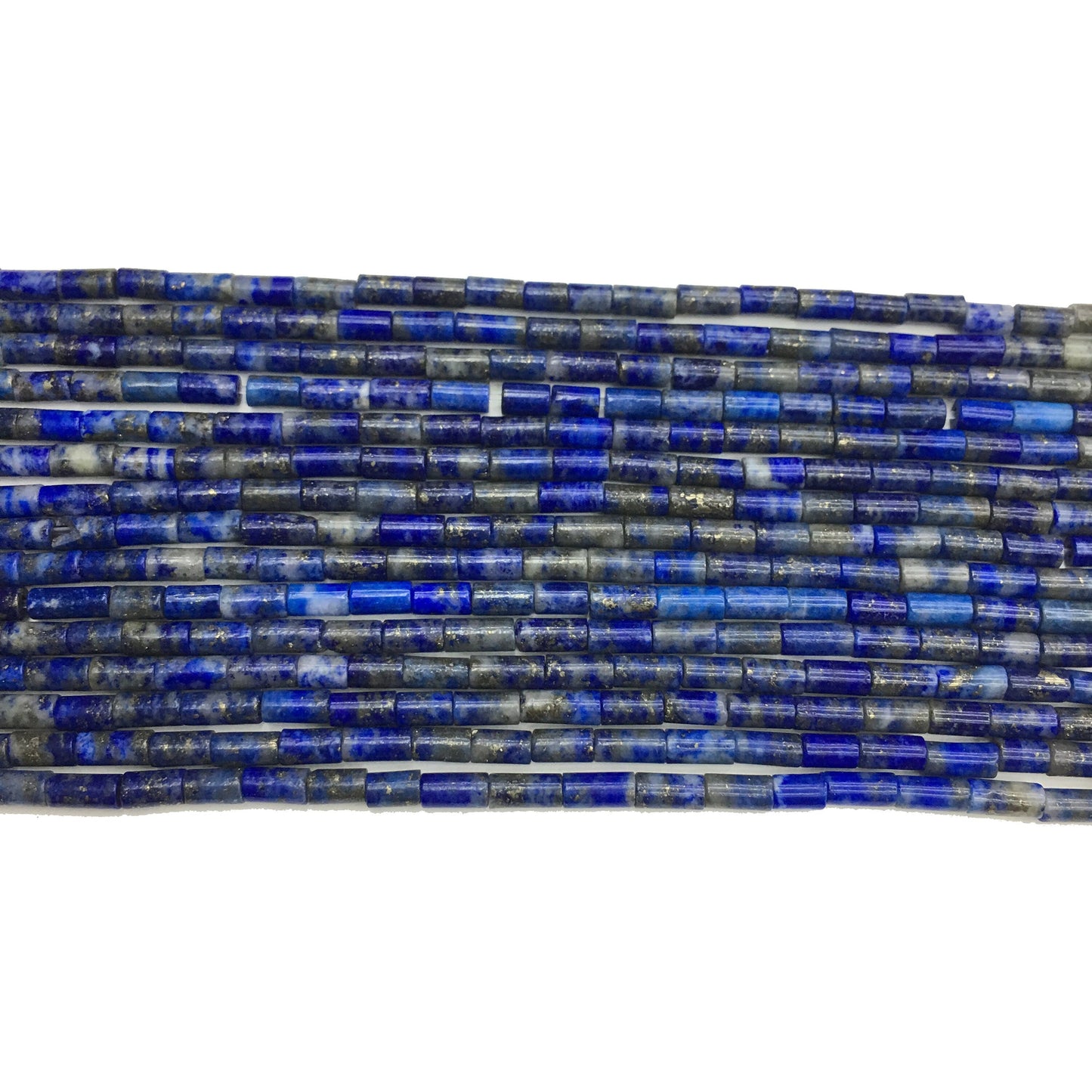 Natural Lapis Tube Shape Beads 2X4MM
