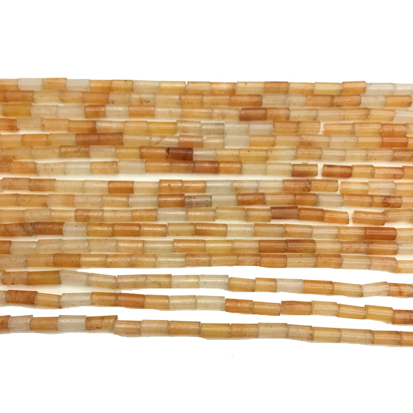 Natural Red Adventurine Tube Shape Beads 2X4MM