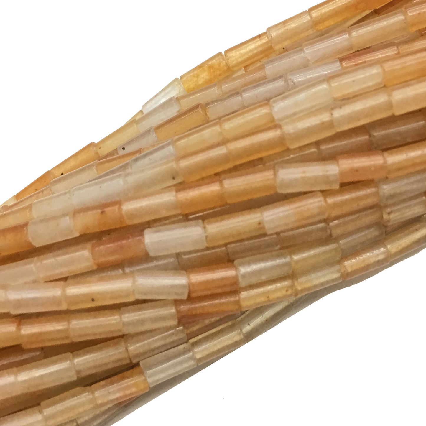 Natural Red Adventurine Tube Shape Beads 2X4MM