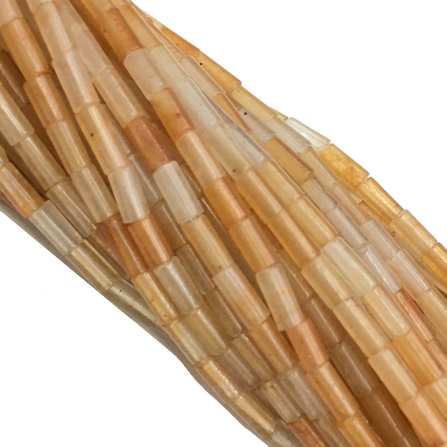 Natural Red Adventurine Tube Shape Beads 2X4MM