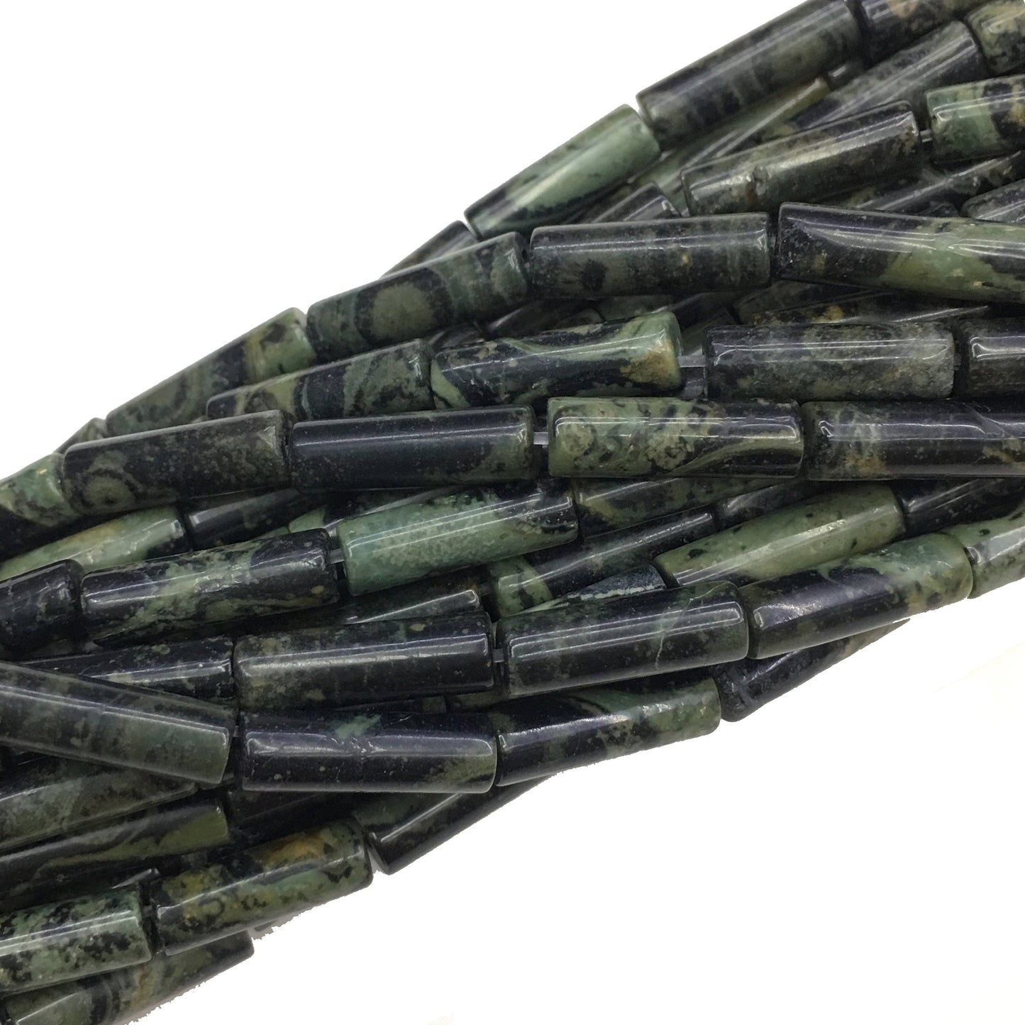 Natural Kambaba Jasper Tube Shape Beads 4X13MM