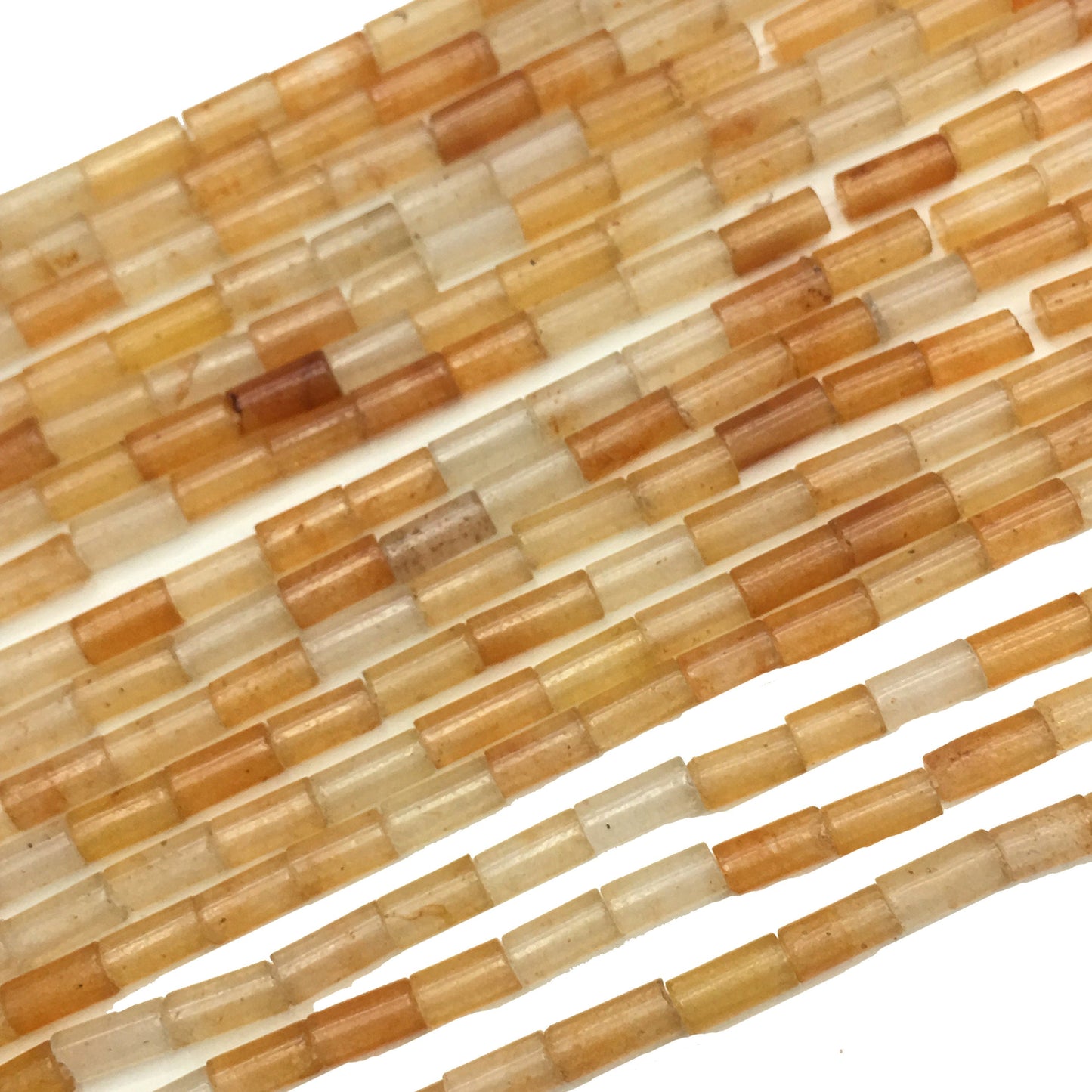 Natural Red Adventurine Tube Shape Beads 2X4MM