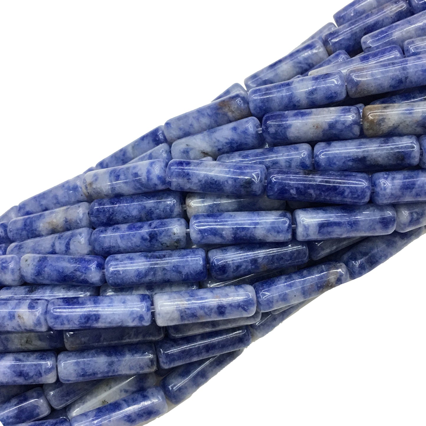 Natural Sodalite Tube Shape Beads 4X13MM