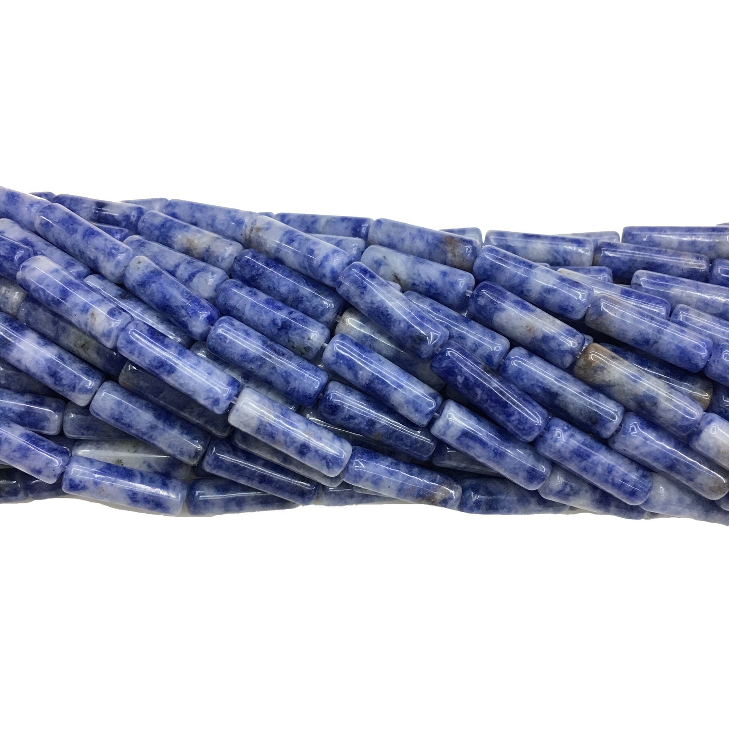 Natural Sodalite Tube Shape Beads 4X13MM