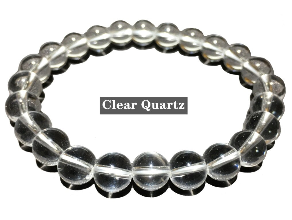 Natural Clear Quartz Bracelet Round Beads Healing Energy Bracelet Loose Beads DIY Jewelry Making Design for Bracelet Necklace AAA Quality