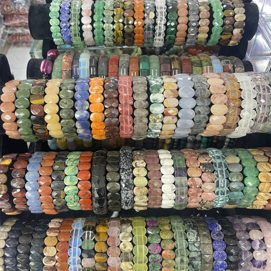 Square or Rectangle Soft Bangle Bracelet