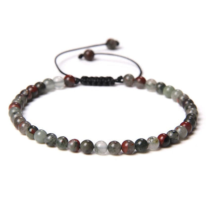 Beads Bracelet Adjustable Rope String Braided Bracelets 4mm 6mm 8mm