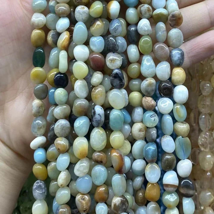 Nugget Shape Amazonite Beads
