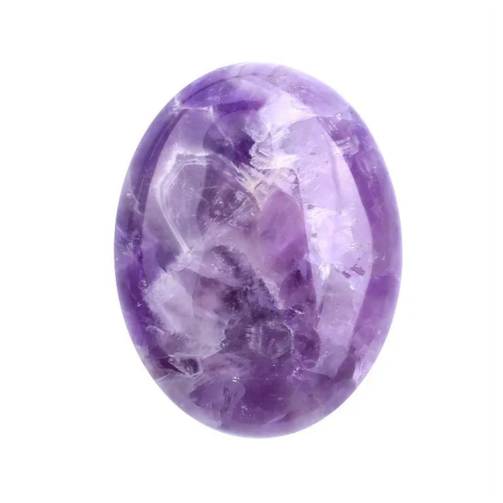 Oval Palm Amethyst