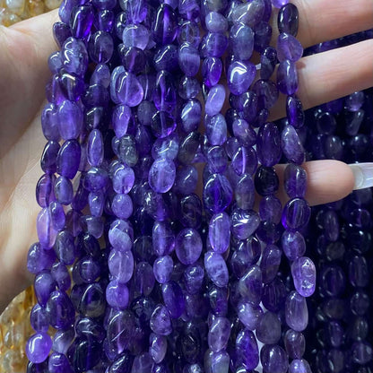 Irregular Smooth Beads 6-8mm Gemstone/Quartz/Jasper/Agate