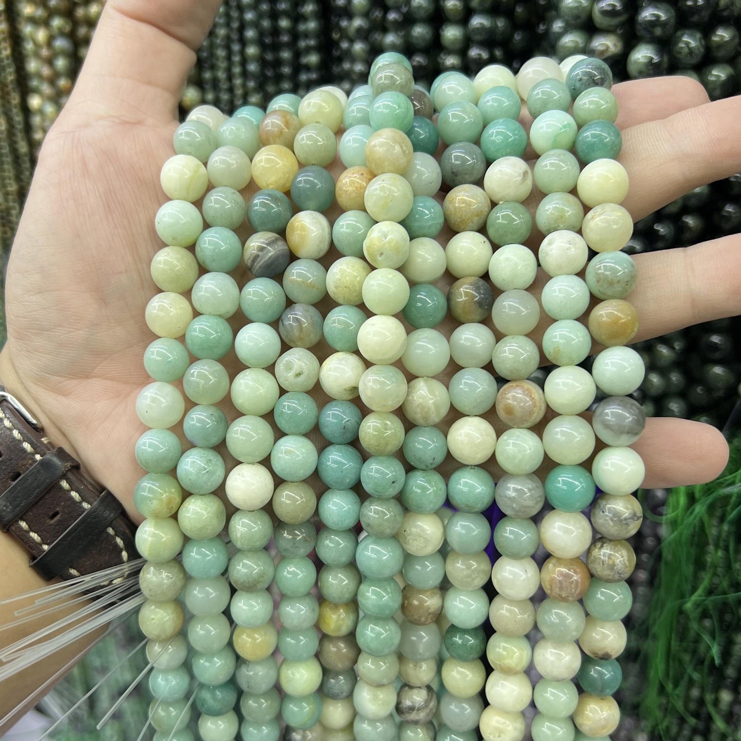 Round Beads 6mm 8mm 10mm  Free Shipping