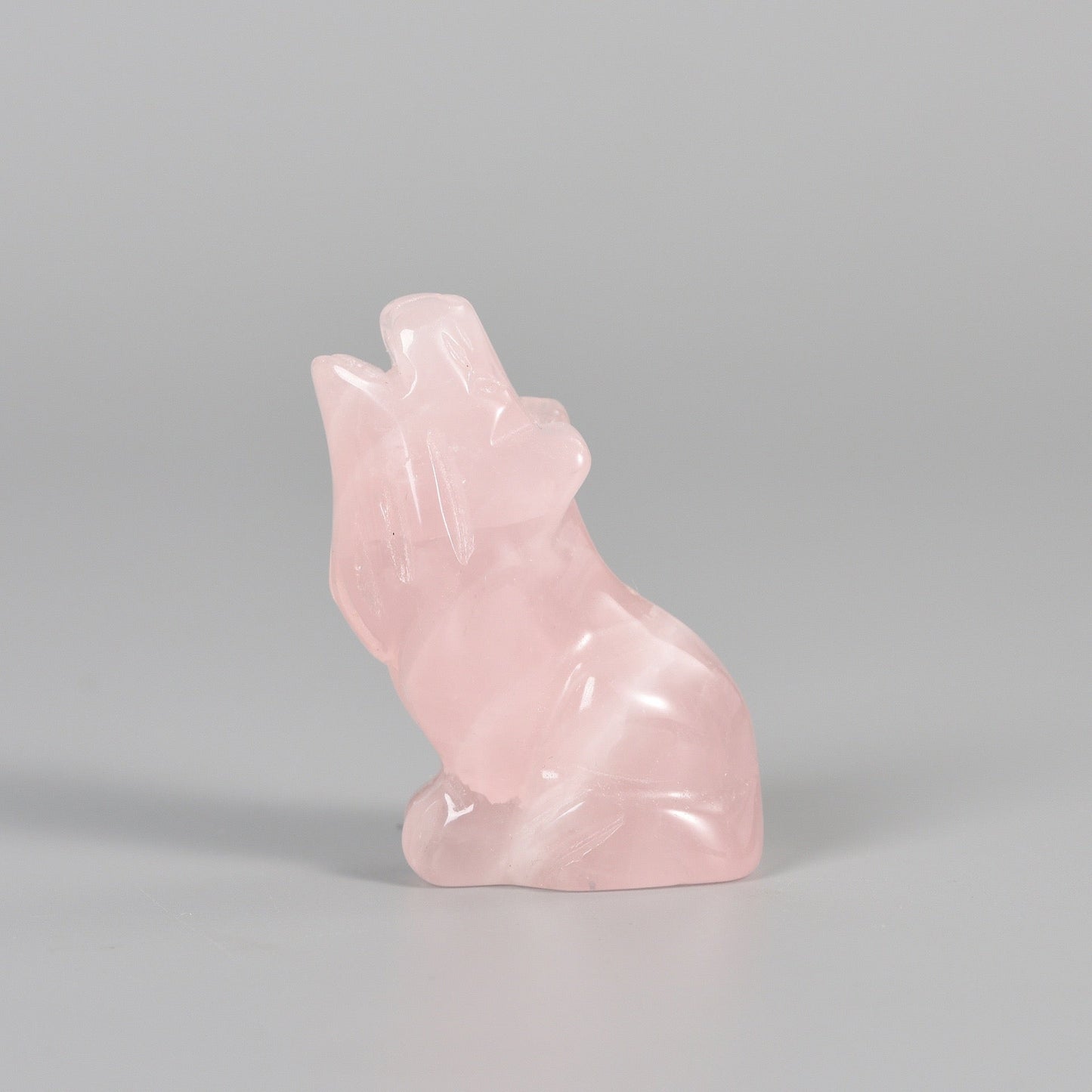 Wolf  Statue Hand Carved Animal Figurine