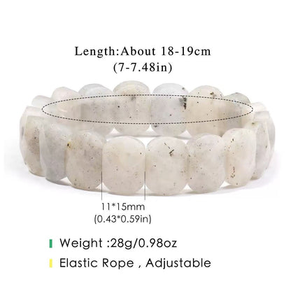 Square or Rectangle Soft Bangle Bracelet