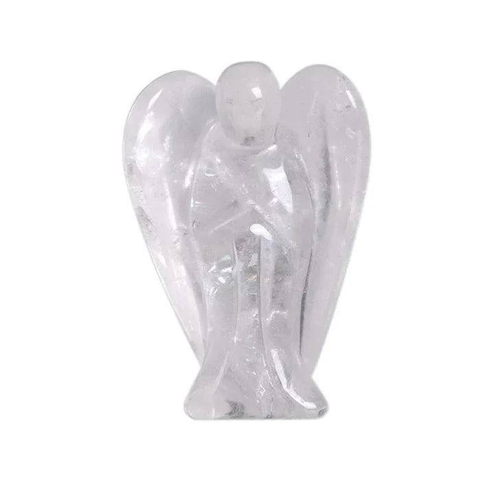 Angel Figurine Clear Quartz