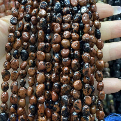 Irregular Smooth Beads 6-8mm Gemstone/Quartz/Jasper/Agate