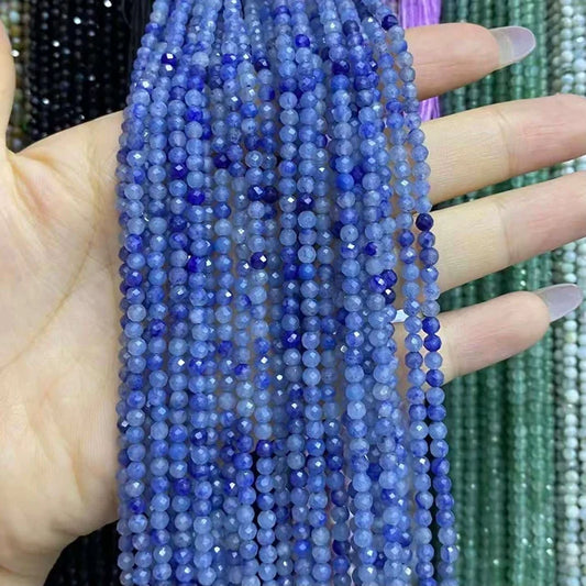 2mm 3mm 4mm Faceted Round Aventurine Beads