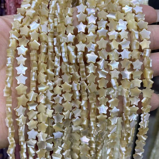 Star Shape Mother of Pearl MOP Beads
