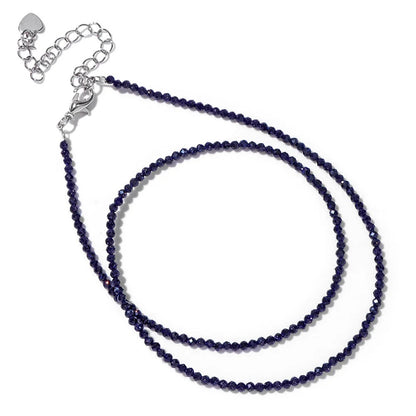 2mm Shining Beads Stone Necklace Choker Jewelry