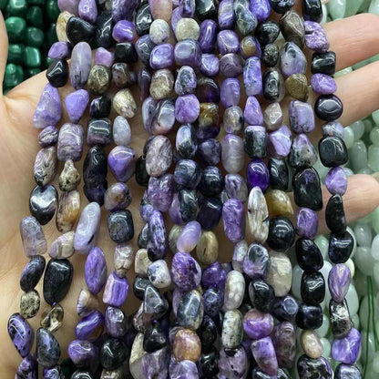 Irregular Smooth Beads 6-8mm Gemstone/Quartz/Jasper/Agate