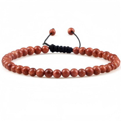 Beads Bracelet Adjustable Rope String Braided Bracelets 4mm 6mm 8mm