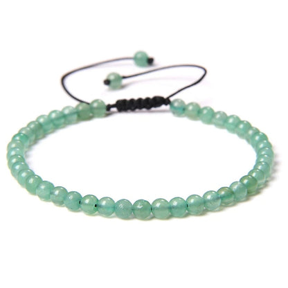 Beads Bracelet Adjustable Rope String Braided Bracelets 4mm 6mm 8mm