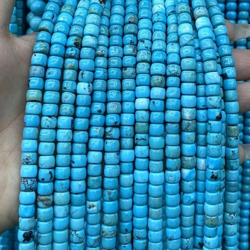 Rondelle & Heshi Turquoise Beads