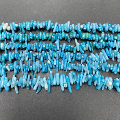 Tube Shape Coral Beads