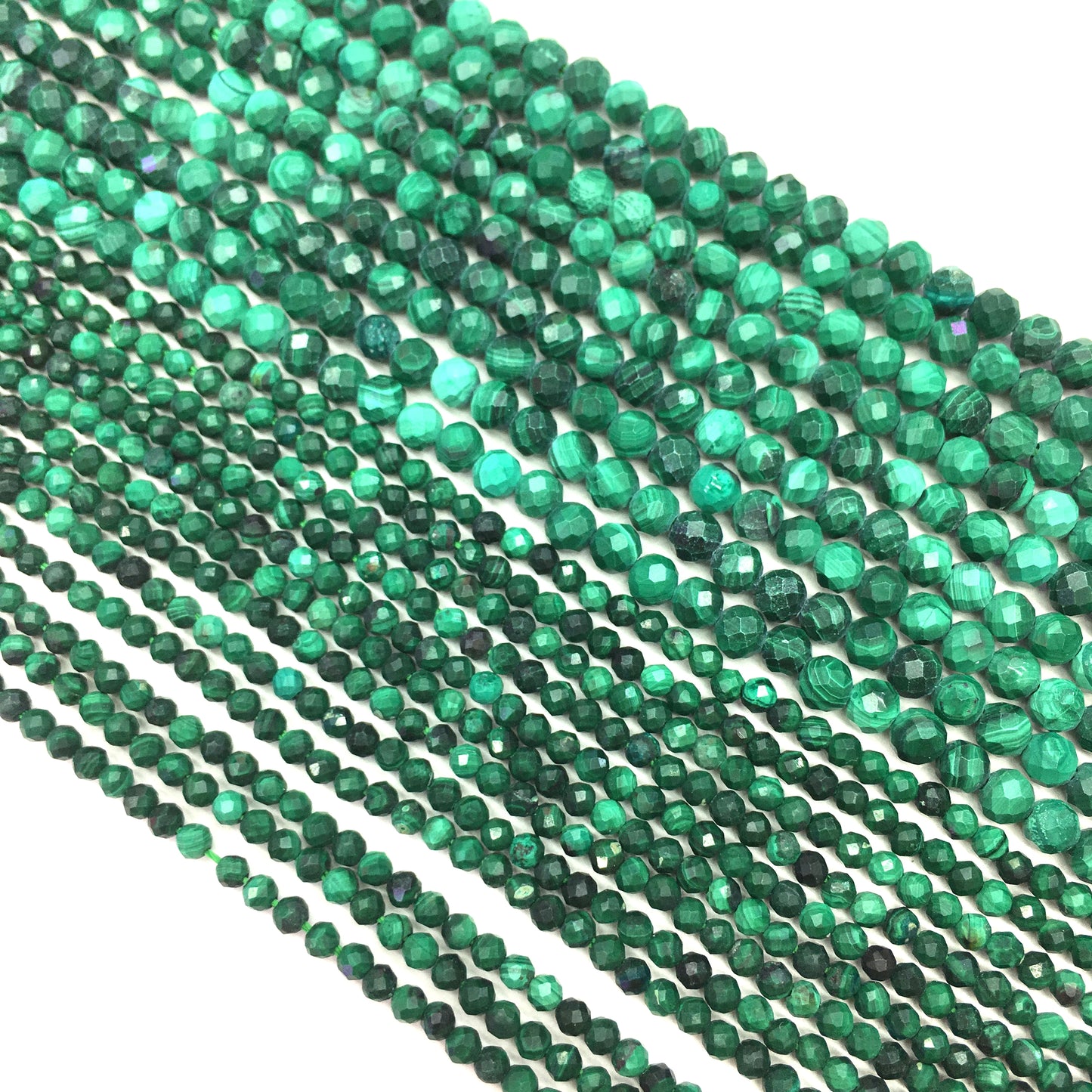 Natural Malachite Small Size Loose Beads