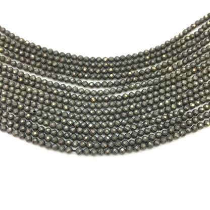 Natural Pyrite Small Size Loose Beads