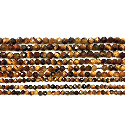 Natural Tigers Eye Small Size Loose Beads