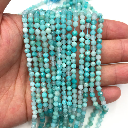 Natural Amazonite Small Size Loose Beads