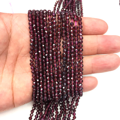 Natural Red Garnet Small Size Loose Beads