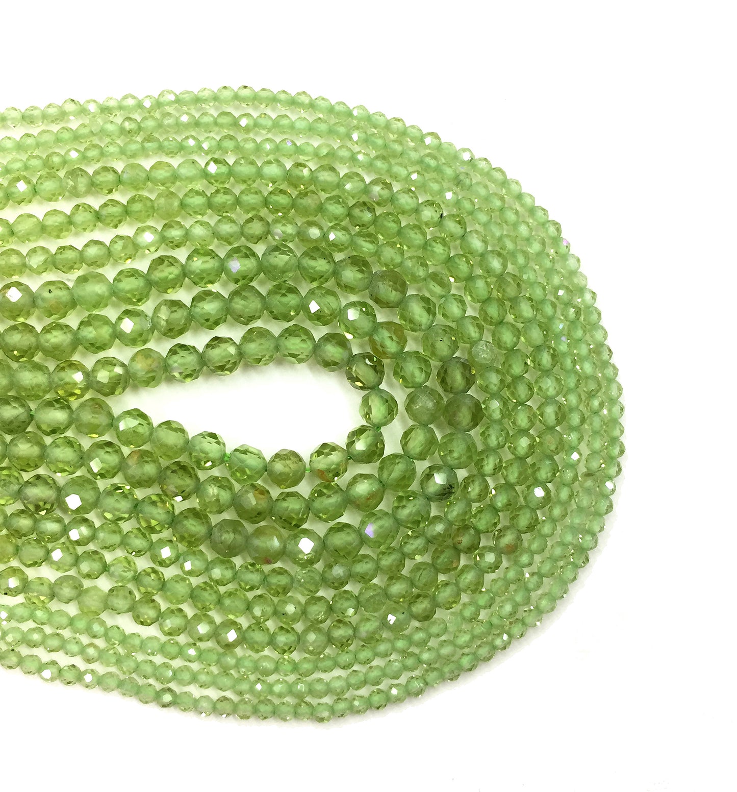 Natural Peridot Small Size Loose Beads