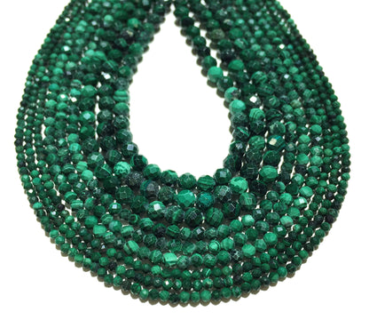 Natural Malachite Small Size Loose Beads