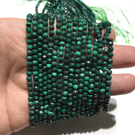 Natural Malachite Small Size Loose Beads