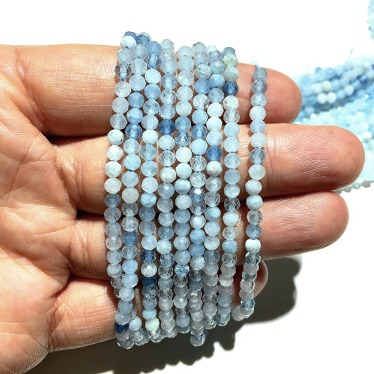 Natural Aquamarine Small Size Loose Beads