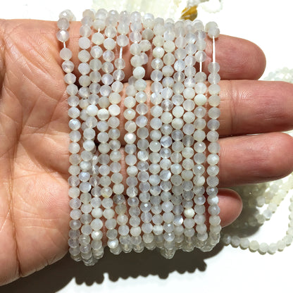 Natural Milky Moonstone Small Size Loose Beads