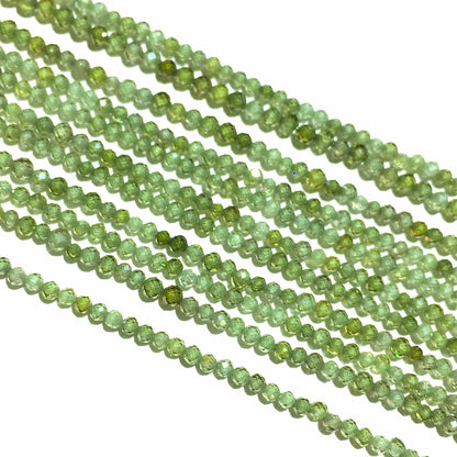 Natural Green Color CZ Small Size Loose Beads