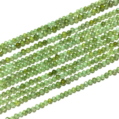 Natural Green Color CZ Small Size Loose Beads