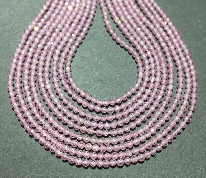 Natural Pink Color CZ Small Size Loose Beads