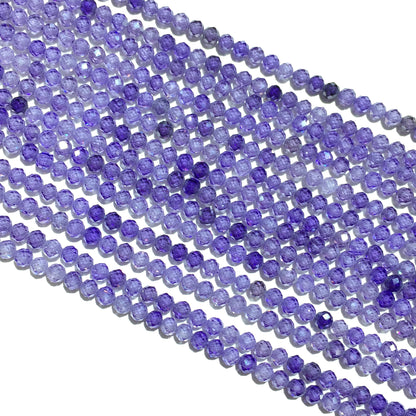 Natural Light Purple Color CZ Small Size Loose Beads