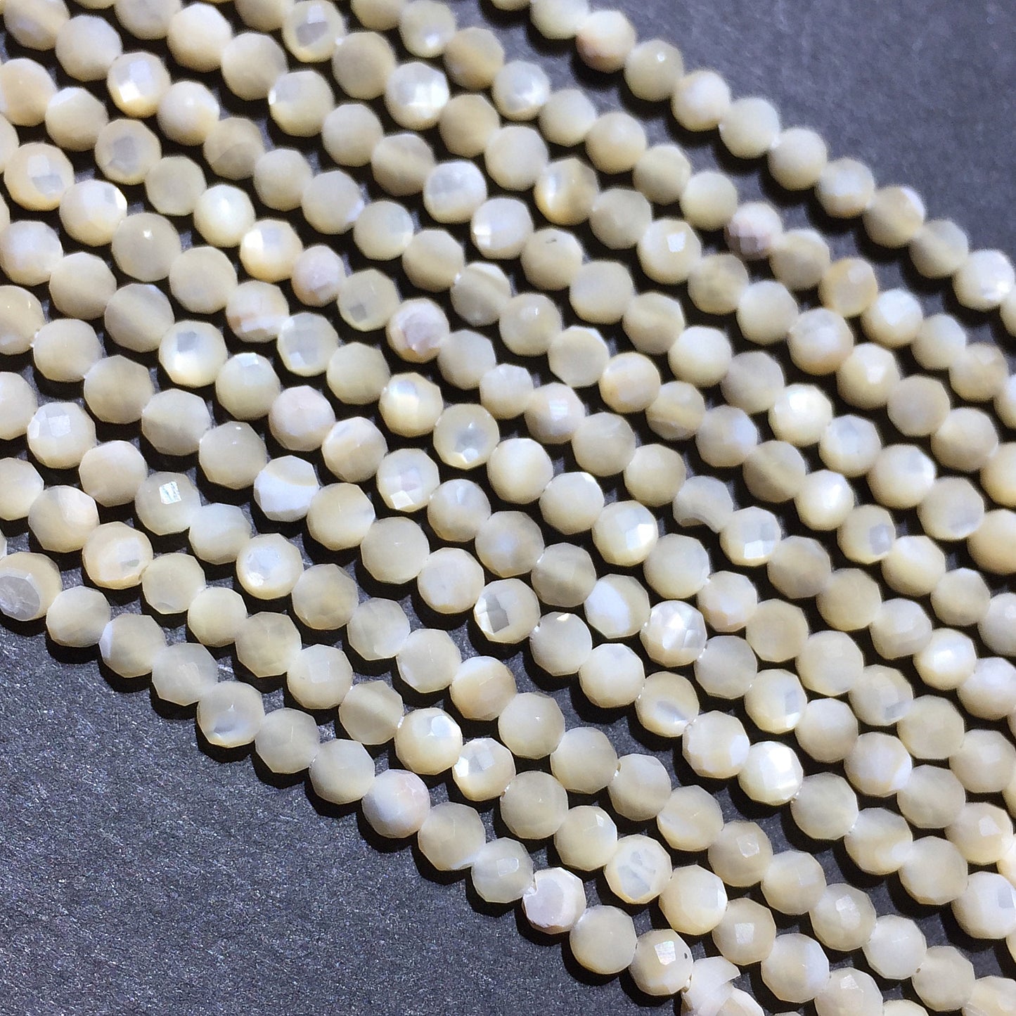 Natural MOP Small Size Loose Beads