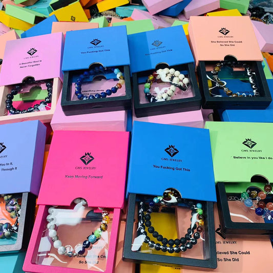 1$ Get 1 PCS High Grade Crystal Bracelet With Box-Clearance Sale