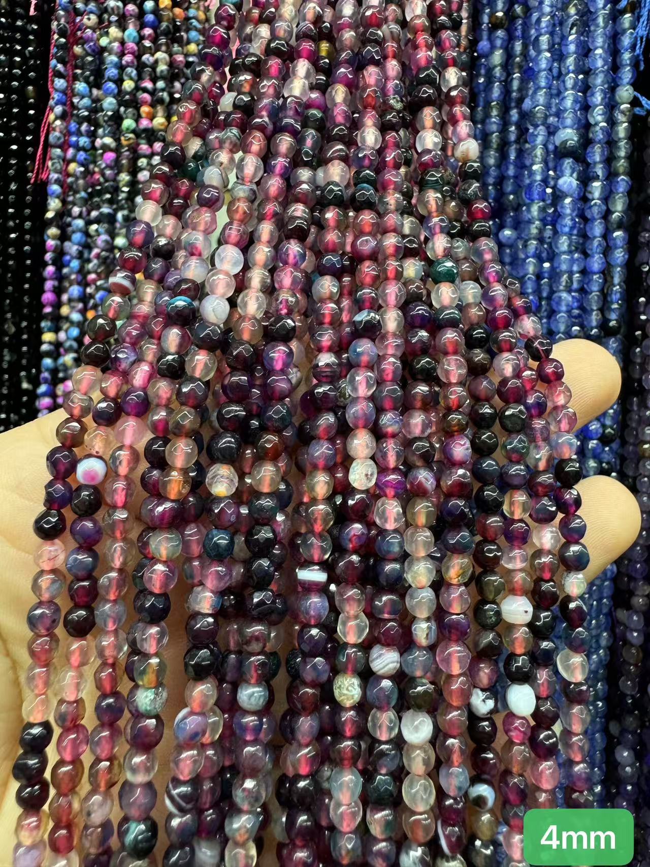 $1  4mm loose beads I